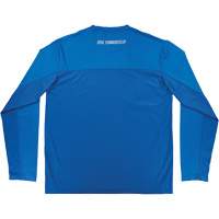 Chemise de refroidissement &agrave; manches longues avec protection solaire et UV Chill-Its 6689, Bleu, Petit Mukwa Safety Services