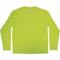 Chemise de refroidissement &agrave; manches longues avec protection solaire et UV Chill-Its 6689, Jaune lime haute visibilit&eacute;, Petit Mukwa Safety Services