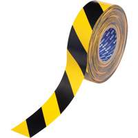 ToughStripe&reg; Max Floor Marking Tape, 2" x 100', Polyester, Black and Yellow Mukwa Safety Services