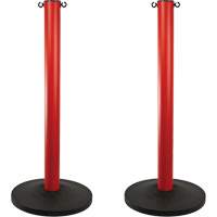 Montant industriel, Hauteur de 37", Rouge Mukwa Safety Services