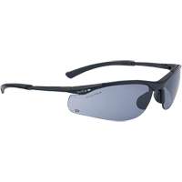Contour BSSI Safety Glasses, Brown/Smoke Lens, Anti-Fog/Anti-Scratch, ANSI Z87+ Mukwa Safety Services