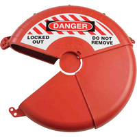 Collapsible Gate Valve Lockout Device, Wheel Type Mukwa Safety Services