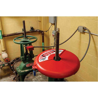 Collapsible Gate Valve Lockout Device, Wheel Type Mukwa Safety Services