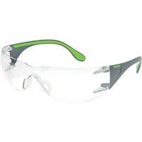 Lunettes de s&eacute;curit&eacute; gris/vert Adapt Lite, Lentille Transparent, Antibu&eacute;e/Anti-&eacute;gratignures, ANSI Z87+/R&eacute;pond ou surpasse la norme CSA Z94.3 Mukwa Safety Services