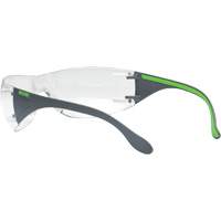 Lunettes de s&eacute;curit&eacute; gris/vert Adapt Lite, Lentille Transparent, Antibu&eacute;e/Anti-&eacute;gratignures, ANSI Z87+/R&eacute;pond ou surpasse la norme CSA Z94.3 Mukwa Safety Services