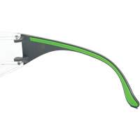 Lunettes de s&eacute;curit&eacute; gris/vert Adapt Lite, Lentille Transparent, Antibu&eacute;e/Anti-&eacute;gratignures, ANSI Z87+/R&eacute;pond ou surpasse la norme CSA Z94.3 Mukwa Safety Services