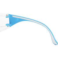 Lunettes de s&eacute;curit&eacute; bleu/blanc Adapt Lite, Lentille Transparent, Antibu&eacute;e/Anti-&eacute;gratignures, ANSI Z87+/R&eacute;pond ou surpasse la norme CSA Z94.3 Mukwa Safety Services