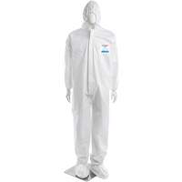 CoverMe XP1800 Coverall, Medium, White, Microporous Mukwa Safety Services