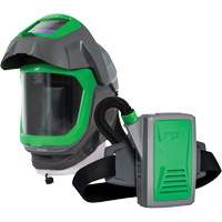 Masque de respirateur Z-Link avec joint de visage, visi&egrave;re & montage &agrave; ceinture, Respirateur &agrave; masque/Masque de soudage, Pile Lithium-ion Mukwa Safety Services