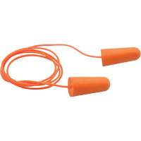 SEALTEC33 Orange Tapered PU Foam Disposable Earplugs, Corded, Bulk - Box, 33 dB NRR, One-Size Mukwa Safety Services