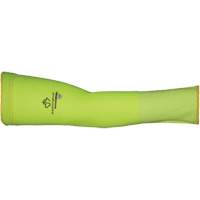 Max KTX1HV Cut-Resistant Sleeve, Small, TenActiv, 18", ASTM ANSI Level A9, High Visibility Yellow Mukwa Safety Services