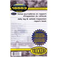 Carnet bilingue de registre quotidien et de rapport d'inspection de v&eacute;hicule Mukwa Safety Services