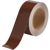 Pipe Marker Tape, 90', Brown Mukwa Safety Services