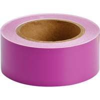 Ruban marqueur de tuyau, 90', Mauve Mukwa Safety Services
