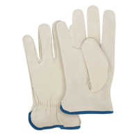 Close-Fit Driver's Gloves, X-Large, Grain Cowhide Palm Mukwa Safety Services