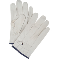 Standard-Duty Ropers Gloves, X-Large, Grain Cowhide Palm Mukwa Safety Services