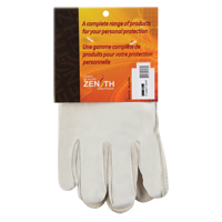 Gants de conducteur doubl&eacute;s pour l'hiver, T-Grand, Paume en Cuir fleur de vache, Molleton Mukwa Safety Services