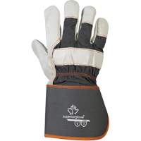 Endura&reg; Fitters Work Gloves, One Size, Grain Cowhide Palm, Cotton Inner Lining Mukwa Safety Services