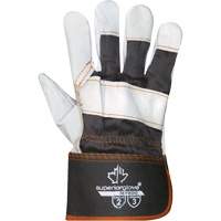 Endura&reg; Sweat-Absorbing Gloves, X-Large, Grain Cowhide Palm, Cotton Inner Lining Mukwa Safety Services