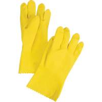 ChemStop Gloves, Size Small/7, 12" L, Latex, Flock-Lined Inner Lining, 16-mil Mukwa Safety Services
