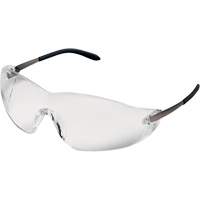 Lunettes de s&eacute;curit&eacute; Blackjack, Lentille Transparent, Anti-&eacute;gratignures, ANSI Z87+/R&eacute;pond ou surpasse la norme CSA Z94.3 Mukwa Safety Services