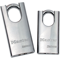 Shrouded Padlock, Keyed Different, Hardened Steel, 1-3/4" Width Mukwa Safety Services