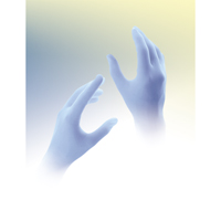 QRP Qualatrile Disposable Gloves, Medium, Nitrile, 5-mil, Powder-Free, Blue Mukwa Safety Services