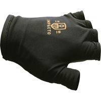 Anti-Impact Fingerless Right-Hand Glove, X-Small, Split Leather Palm, Slip-On Cuff Mukwa Safety Services