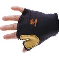 Anti-Impact Tool Grip Fingerless Right-Hand Glove, Size X-Small, Grain Leather Palm Mukwa Safety Services