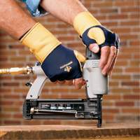 Premium Impact & Repetitive Strain Protective Right-Hand Glove, Size X-Small, Grain Leather Palm Mukwa Safety Services