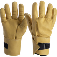 Vibration Protective Air Glove&reg;, Size X-Small, Grain Leather Palm Mukwa Safety Services