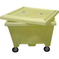 Extra Large Tote with 4" Wheels, 223 US gal. Capacity Mukwa Safety Services