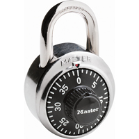Padlock, Combination, Hardened Steel, 1-7/8" Width Mukwa Safety Services