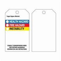 &eacute;tiquettes auto-plastifiantes du droit &agrave; l'information, Polyester, 3" la x 5-3/4" h, Anglais Mukwa Safety Services