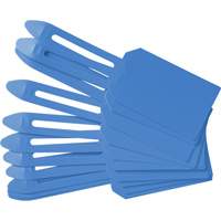 &eacute;tiquettes de cadenassage vierges en plastique, Plastique, 3-1/4" la x 5-4/5" h, Vierge Mukwa Safety Services