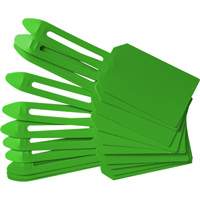 &eacute;tiquettes de cadenassage vierges en plastique, Plastique, 3-1/4" la x 5-4/5" h, Vierge Mukwa Safety Services