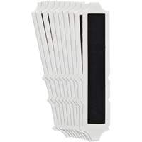 &eacute;tiquettes de lettres et chiffres gothiques individuels Quick-Align, I, 4" h, Noir Mukwa Safety Services