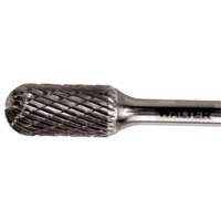 Fraise double au carbure avec tige cylindrique &agrave; pointe ronde, 1/2" dia., 1" profondeur de la coupe Mukwa Safety Services