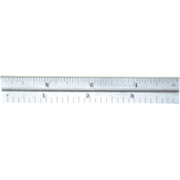 Junior Combination Squares, 4" L, 8/100" Graduations, Steel, Satin Mukwa Safety Services