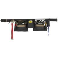 Deluxe Tool Belt Combo, Polyester, Black Mukwa Safety Services