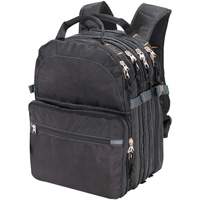 75-Pocket Tool Backpacks, 13" L x 17-1/2" W, Black, Nylon Mukwa Safety Services
