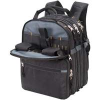 75-Pocket Tool Backpacks, 13" L x 17-1/2" W, Black, Nylon Mukwa Safety Services