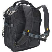 75-Pocket Tool Backpacks, 13" L x 17-1/2" W, Black, Nylon Mukwa Safety Services