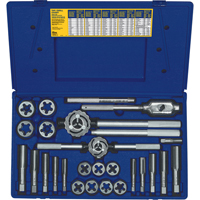 Hanson&reg; Fractional Tap & Hex Die Set, 25 Pieces Mukwa Safety Services