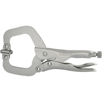 Locking Pliers, 6-4/5" Length, C-Clamp Mukwa Safety Services