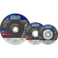 Saitech Ultimate Performance Grinding Wheel, 4" x 1/4", 5/8" Arbor, Aluminum Oxide/Ceramic, Type 27 Mukwa Safety Services