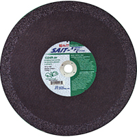 Meule &agrave; tronçonner haute vitesse pour le b&eacute;ton C24R, 12" x 1/8", Arbre de 1", Type 1, Oxyde d'aluminium, 6300 Tr/min Mukwa Safety Services