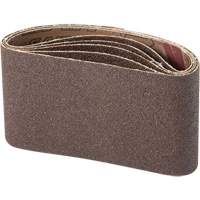 Portable Abrasive Belt, 3" W x 21" L, Aluminum Oxide, 100 Grit Mukwa Safety Services