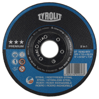 Grinding Wheel, 6" x 9/32", 7/8" Arbor, Type 27 Mukwa Safety Services