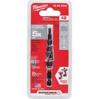 #2 Shockwave Impact Duty Step Drill Bit, 3/16" - 1/2" , 1/16" Increments, Titanium Mukwa Safety Services